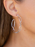 Silver Hoop Earrings