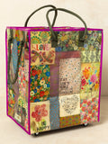 Rolling Tote Bag - Patchwork Chirps