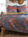 Catalina Cotton Duvet Cover - English Garden Charcoal