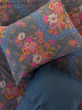 Catalina Cotton Shams, Set of 2 - English Garden Charcoal