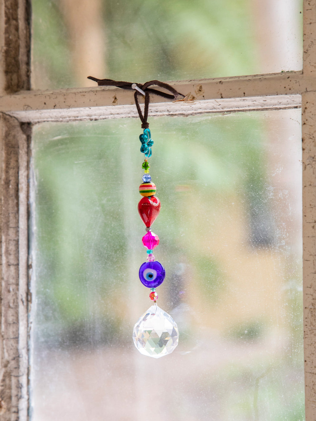 Sun Catcher Car Charm - Evil Eye