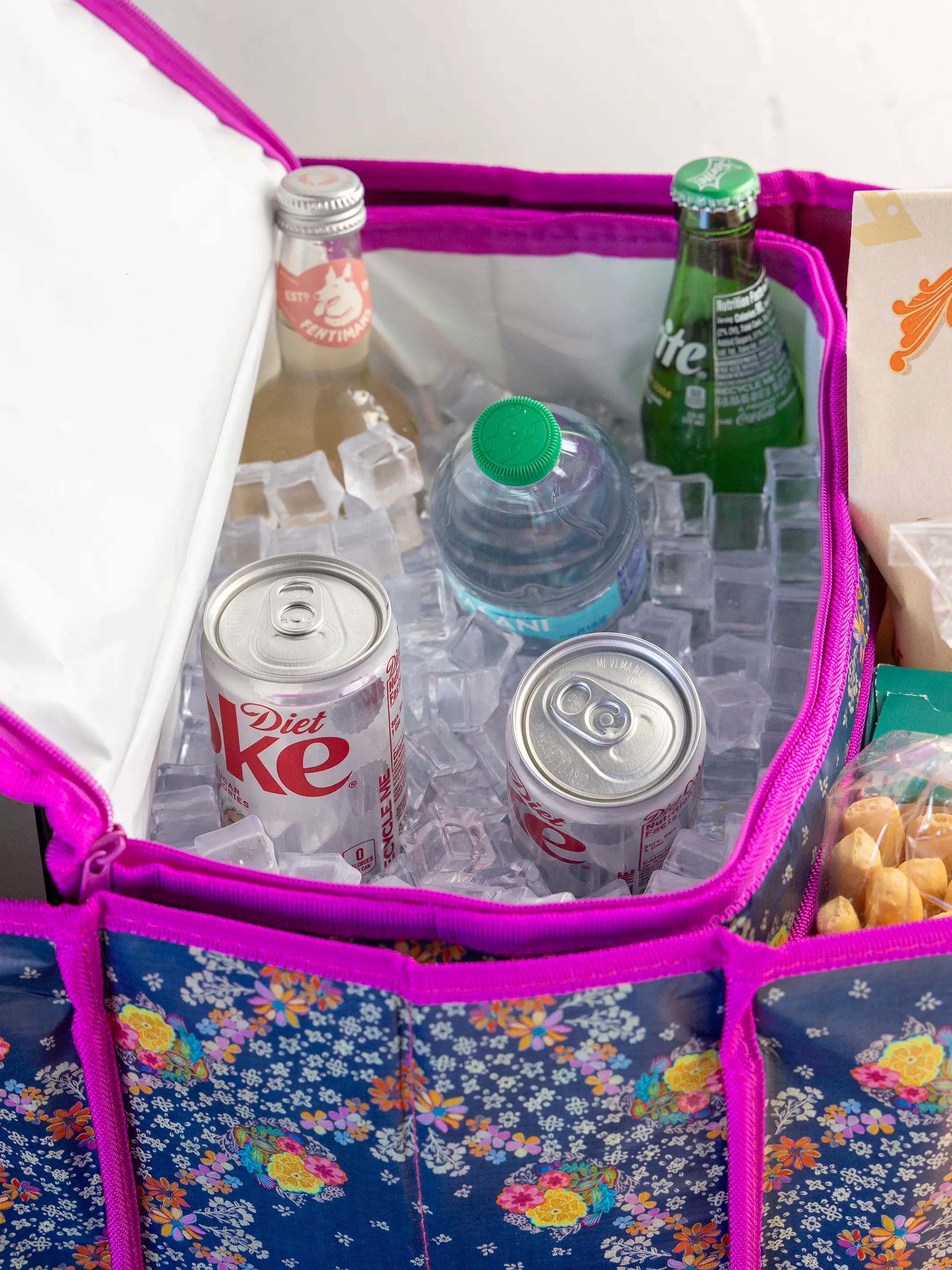 Car Trunk Organizer - Tropic Bandana Navy