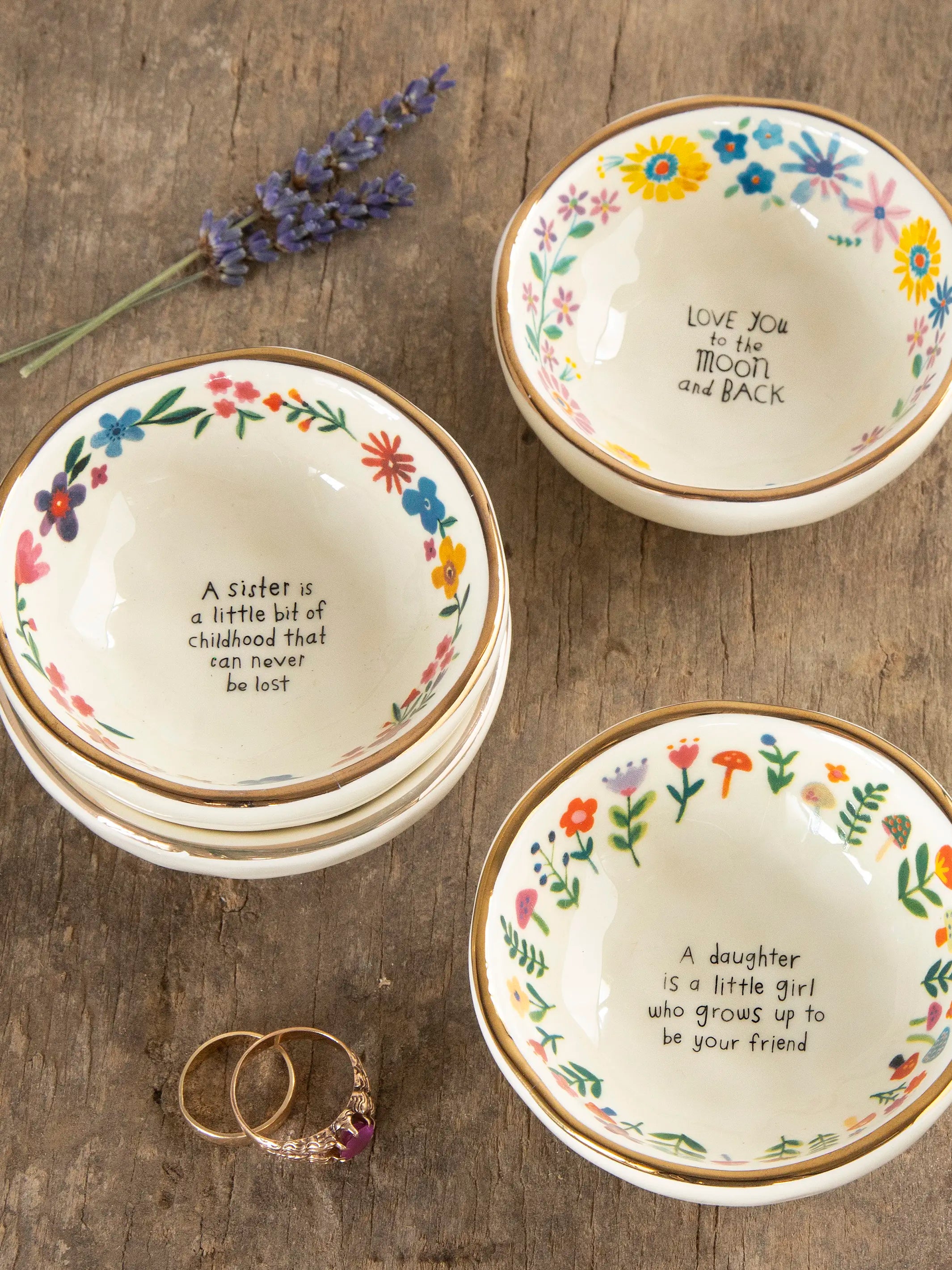 Ceramic Giving Trinket Bowl - Daughter Friend