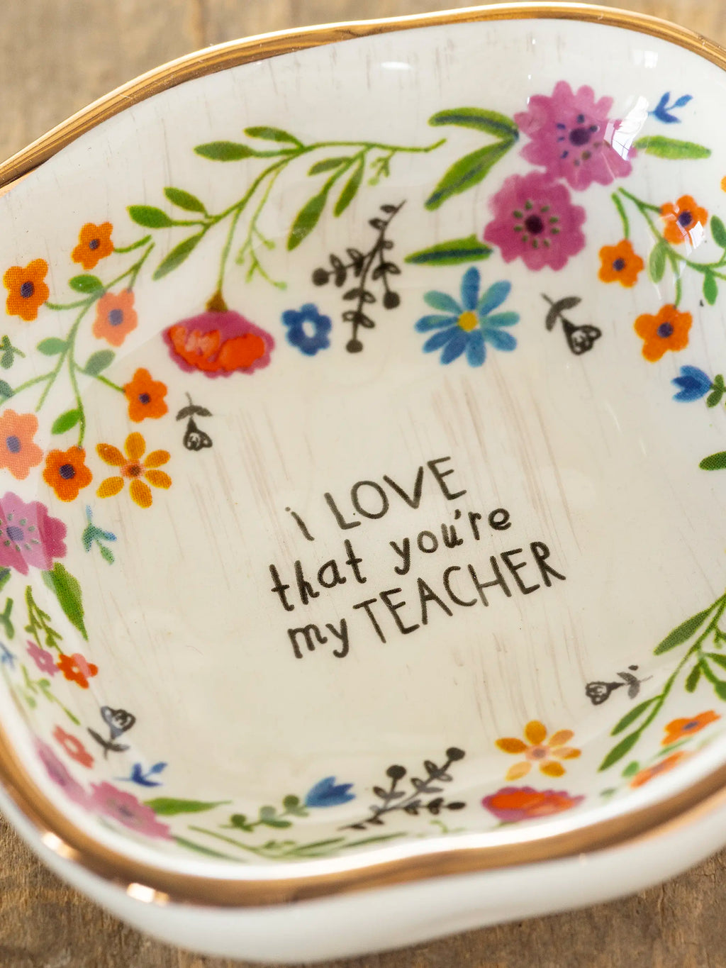 Antiqued Trinket Bowl - Teacher