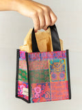 Small Happy Bag, Set of 3 - Rainbow Patchwork