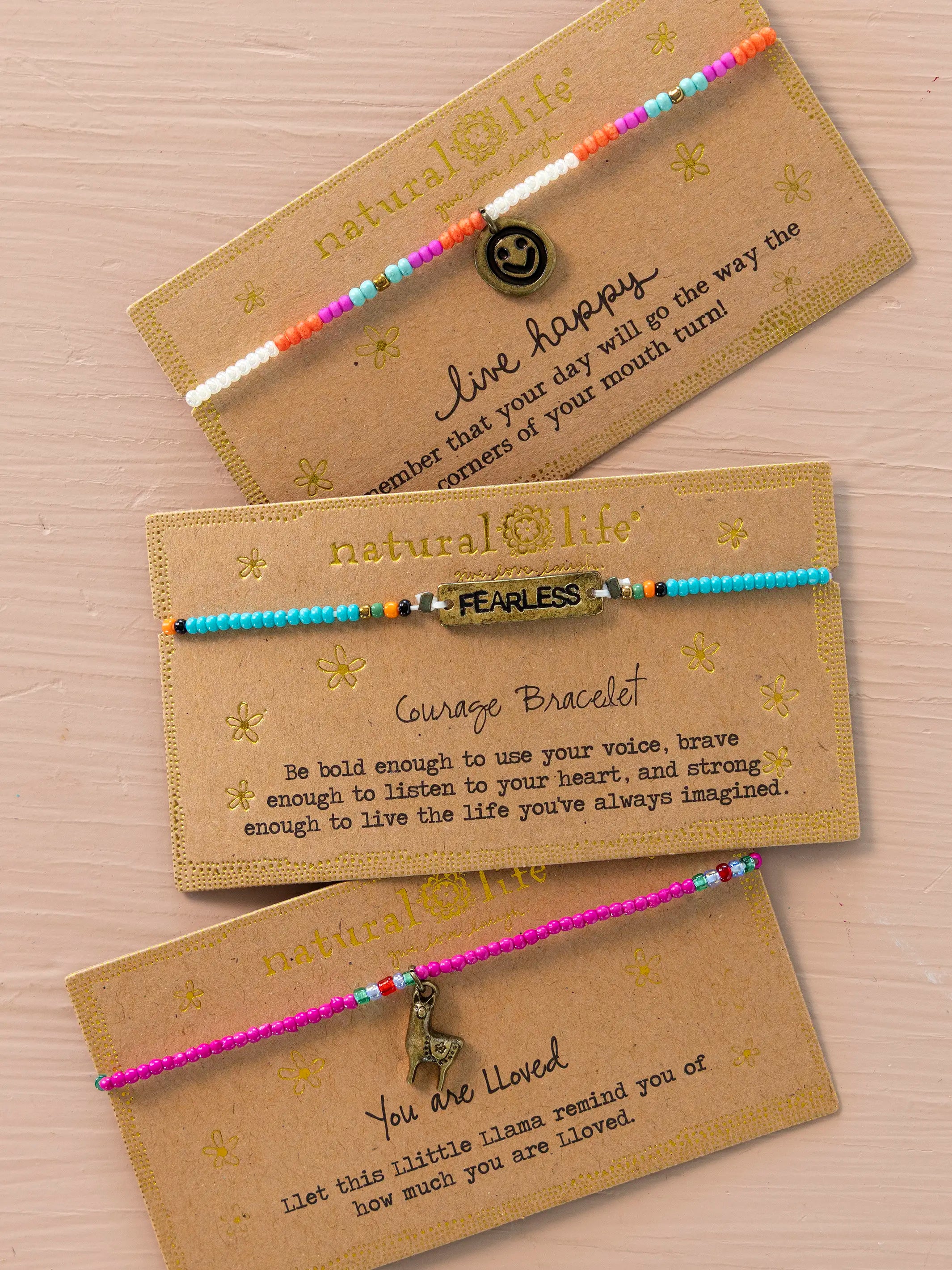 Giving Beaded Bracelet - Fearless