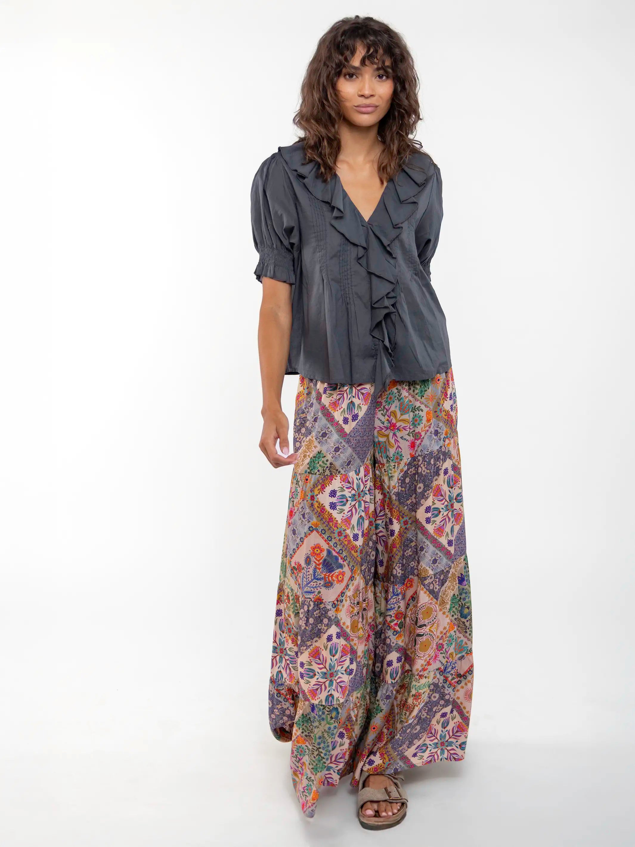 My Favorite Cotton Top - Charcoal