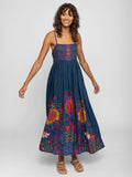 Bailey Maxi Dress - Navy Folk Garden