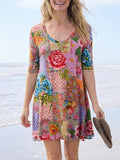 All Day "ButterSoft" Mini Dress - Vintage Treasure Pink