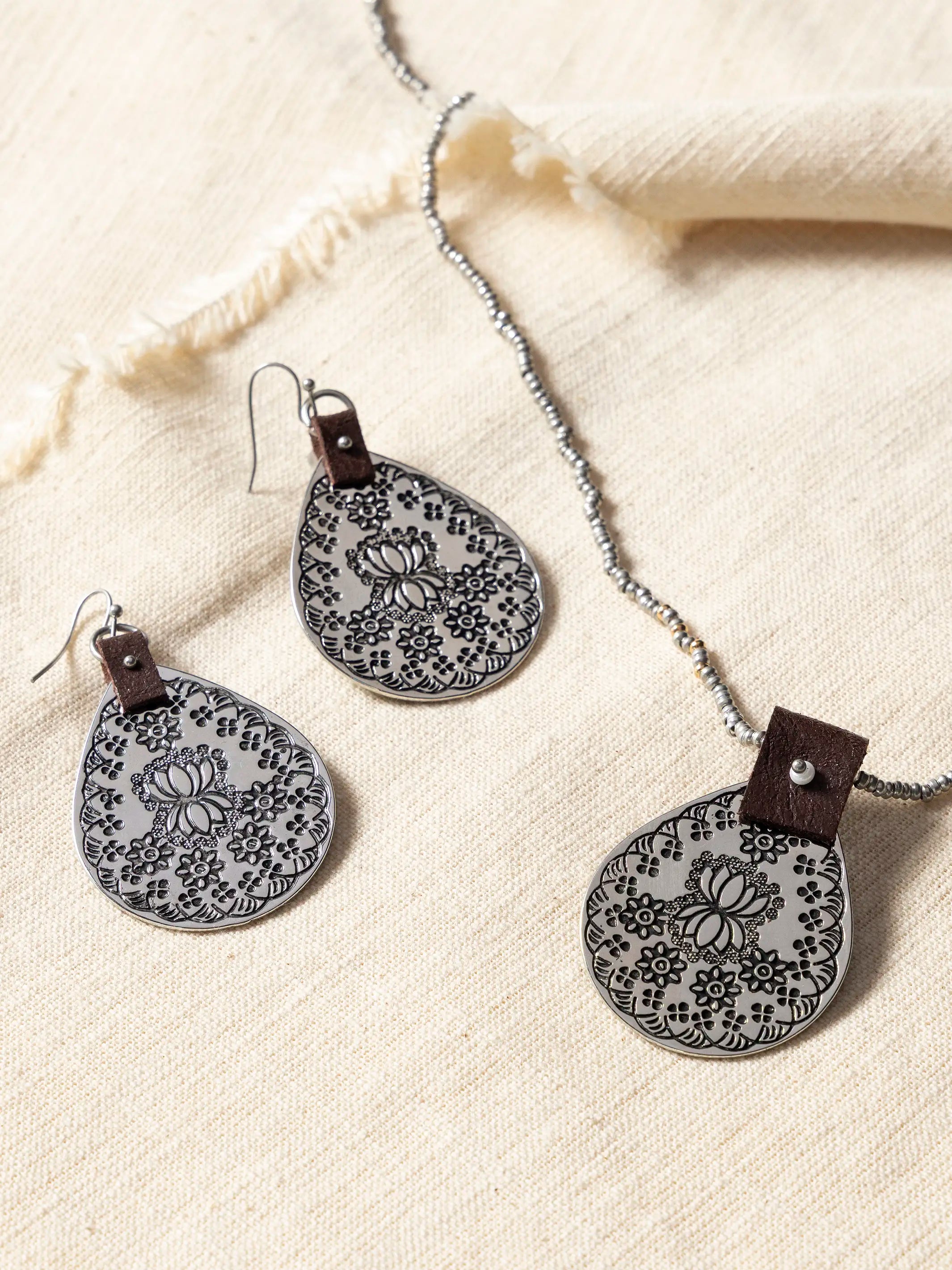 Boho Medallion Earrings