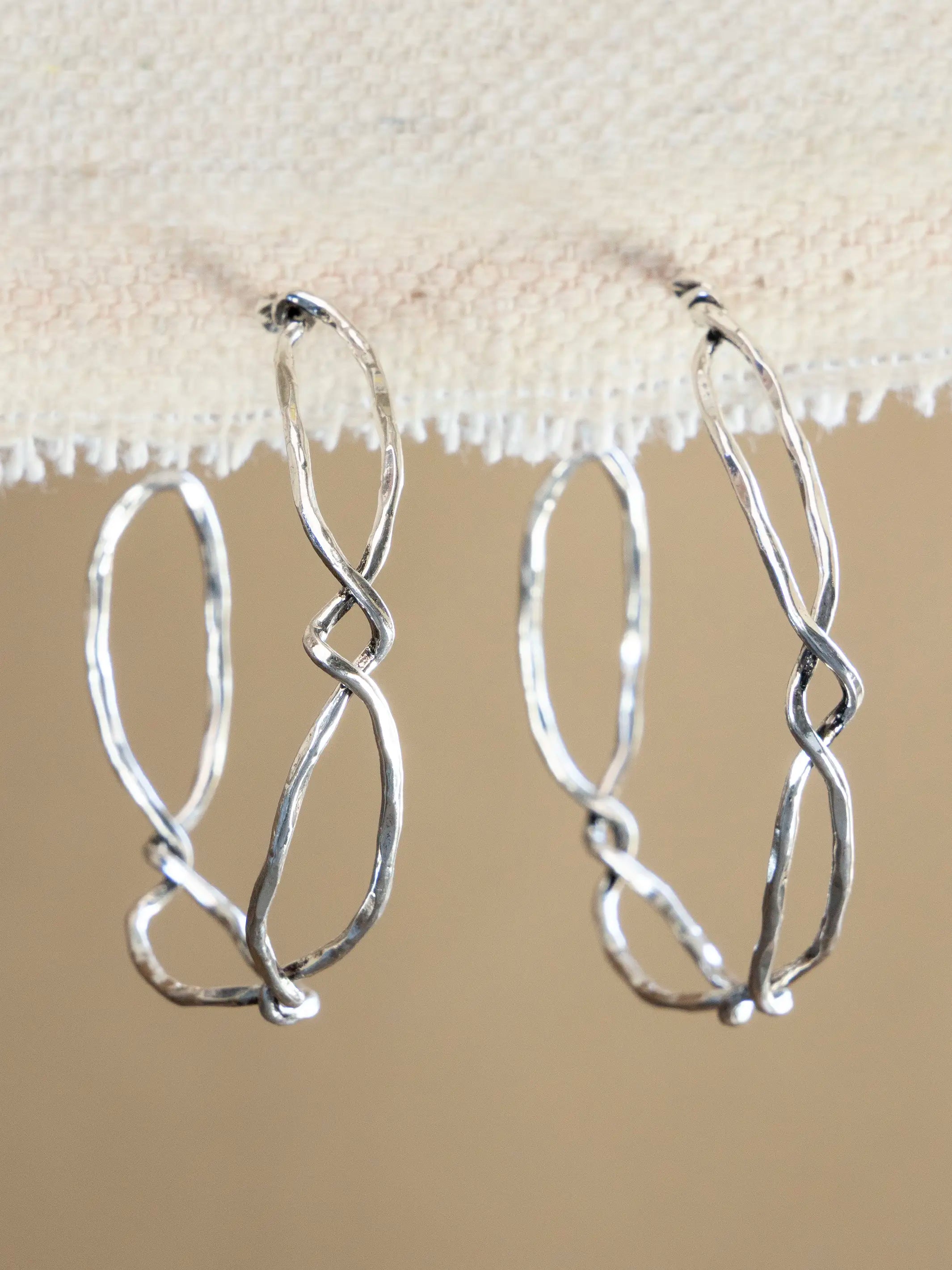 Silver Hoop Earrings