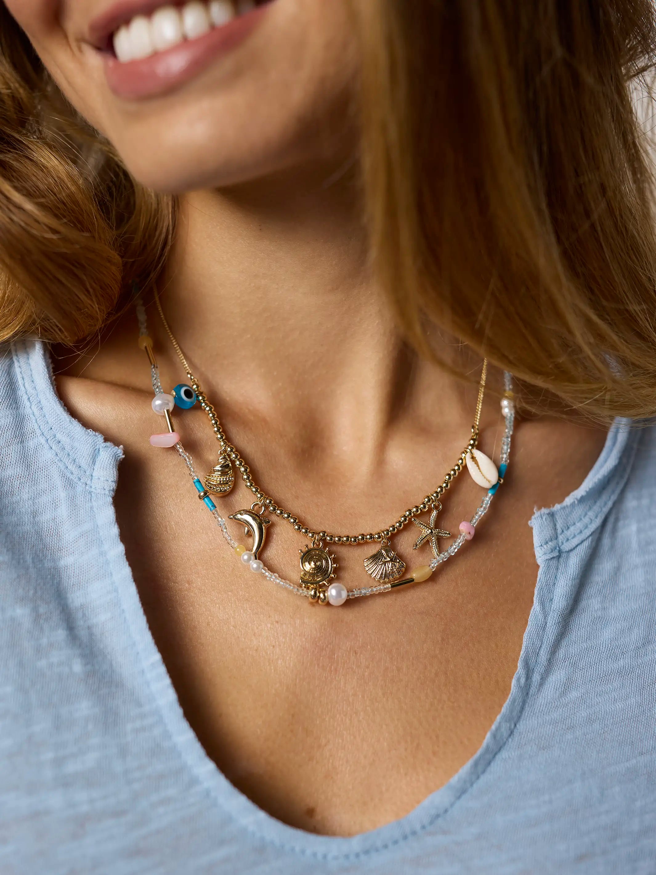 Ocean Spirit Beaded Necklace