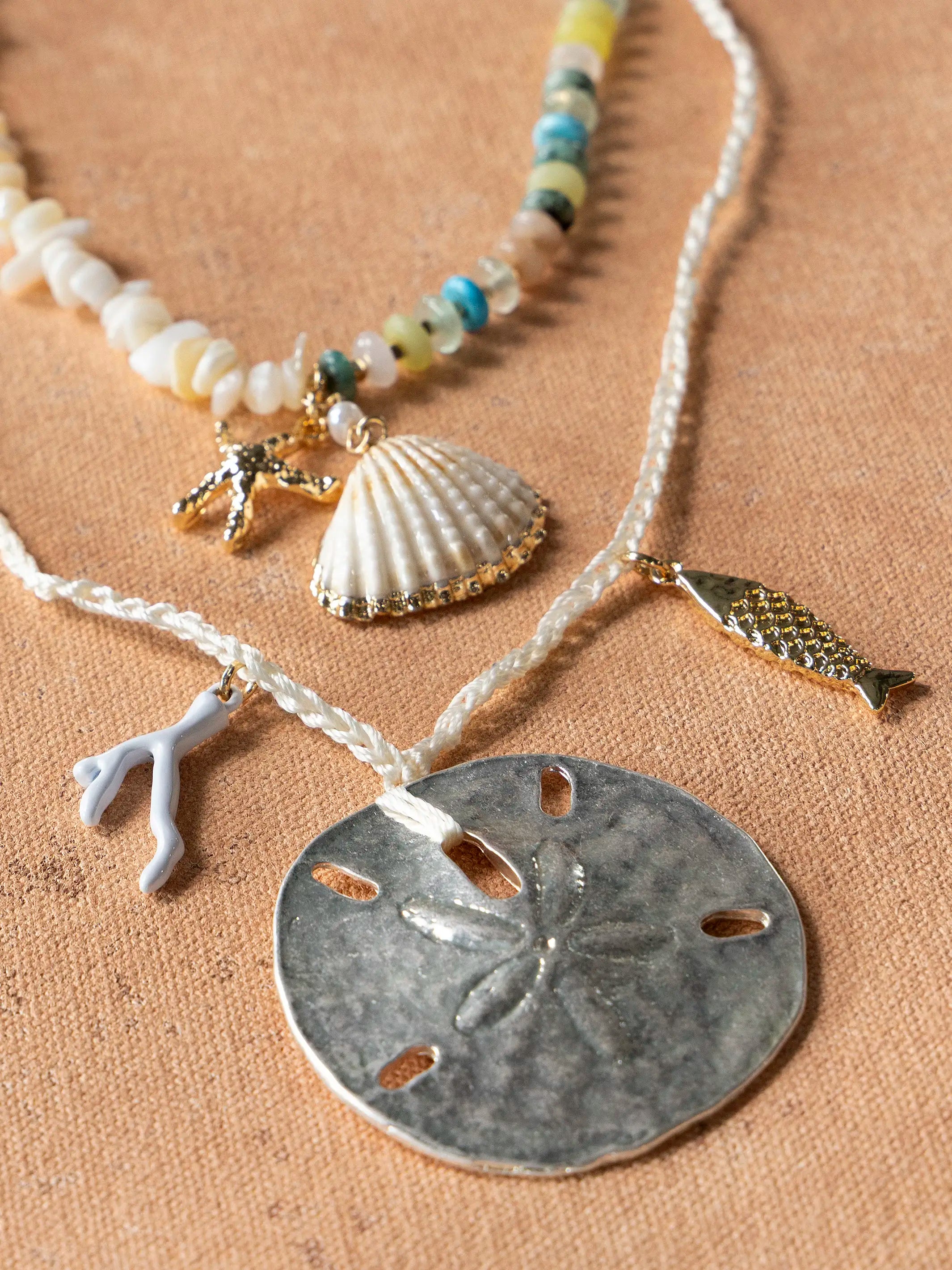 Seaside Layered Necklaces, Set of 2