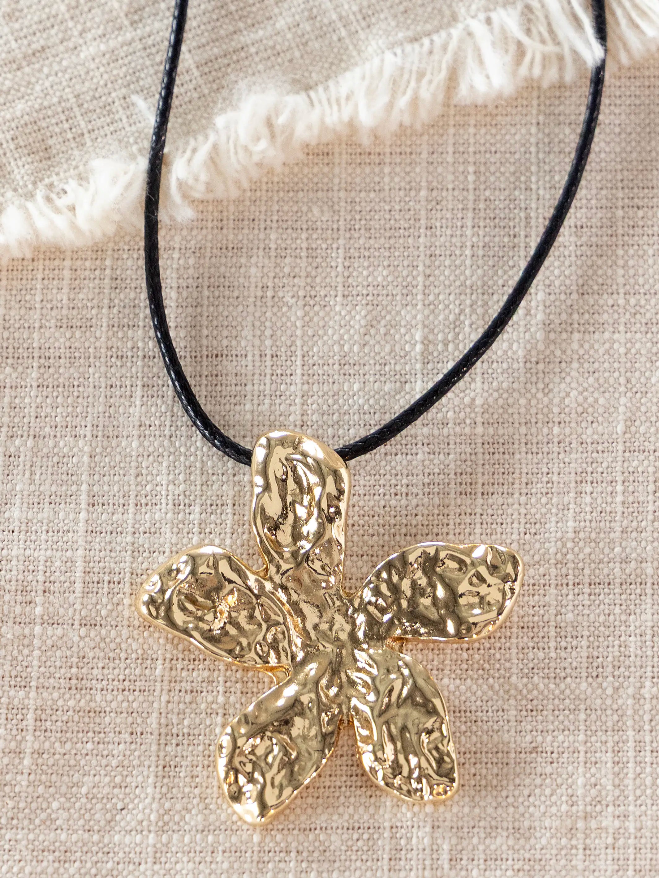 Golden Flower Necklace