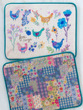 Reversible Dish Drying Mat - Chickens