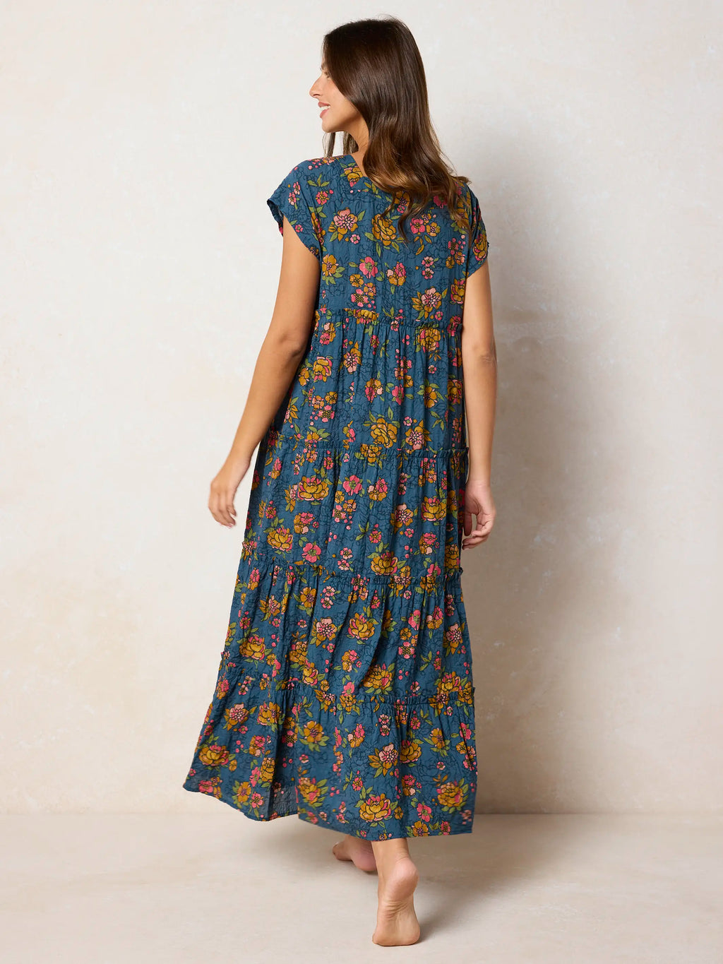 Berkley Maxi Dress -  Riviera Batik Blue