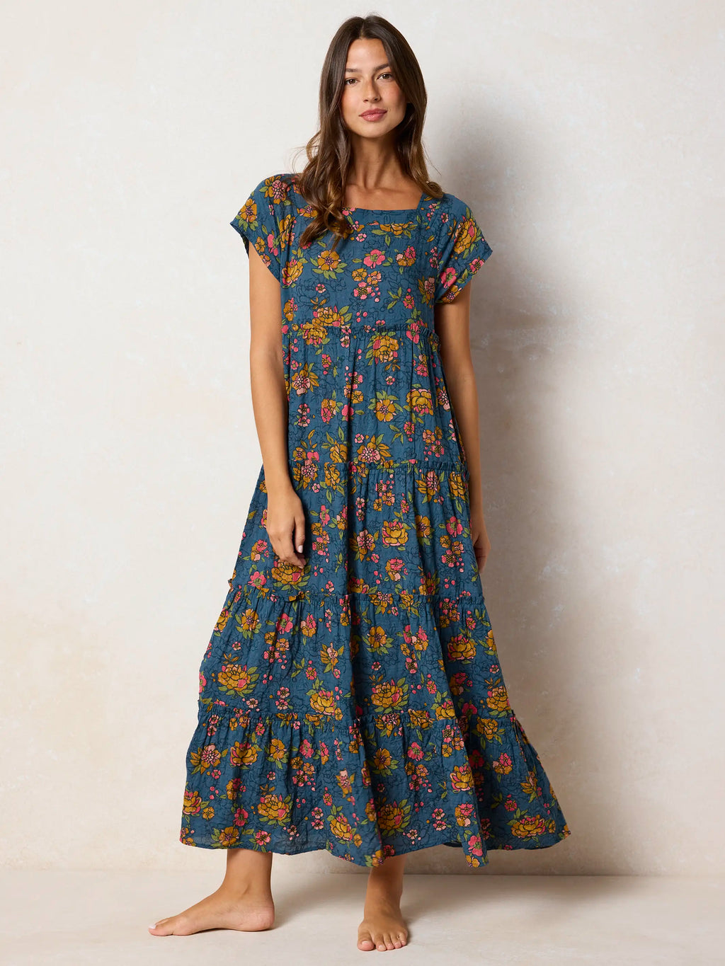 Berkley Maxi Dress -  Riviera Batik Blue