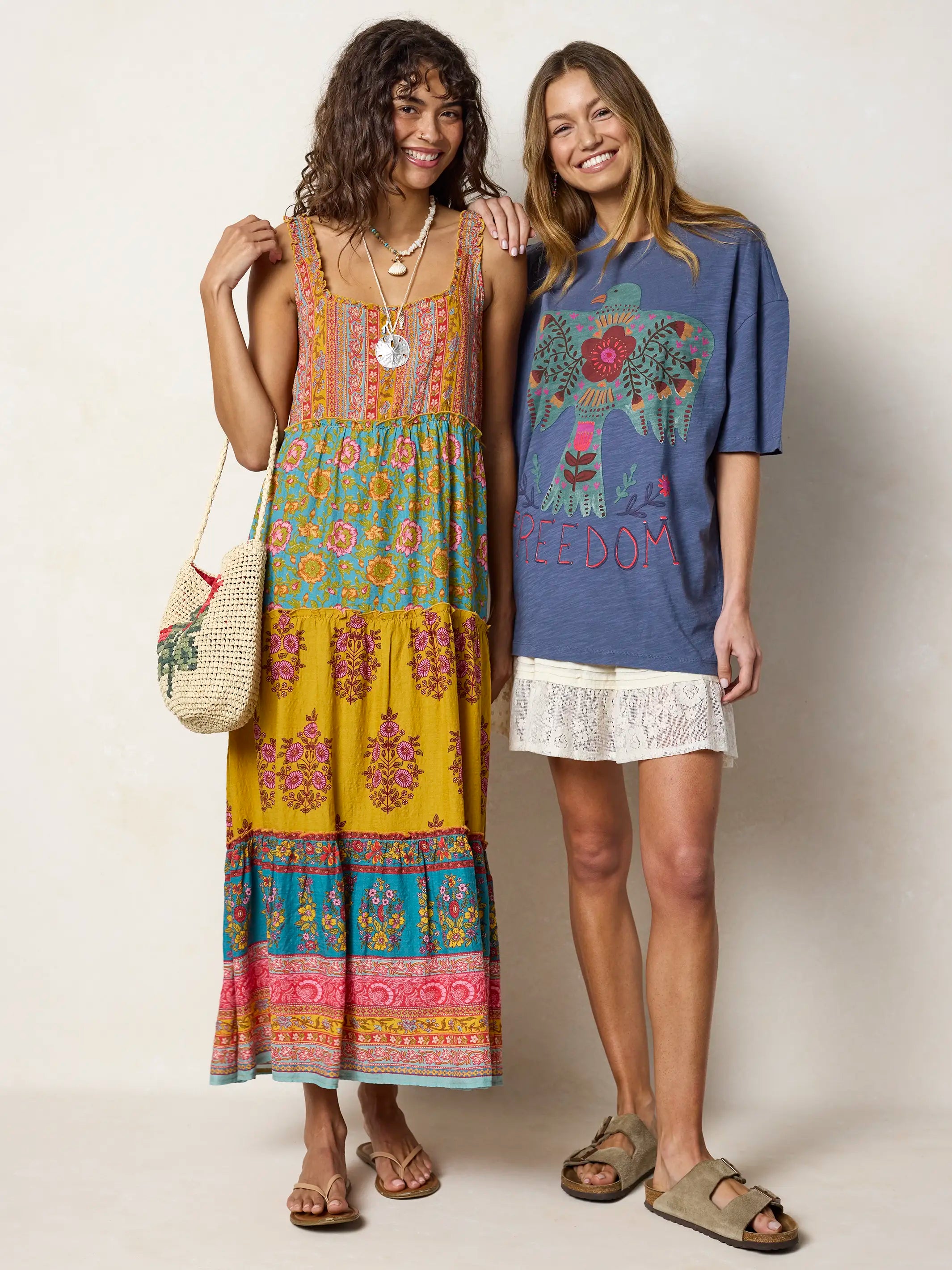 Life Is A Canvas Cotton Tee - Freedom