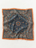 Printed Cotton Bandana - Classic Charcoal