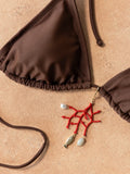 Bikini Charm - Red Coral
