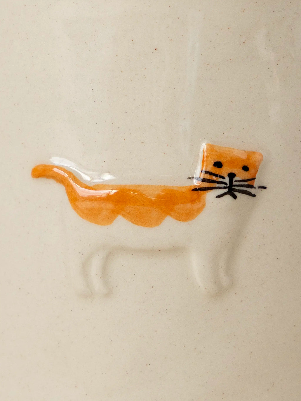 Stoneware Pet Mug - Cat