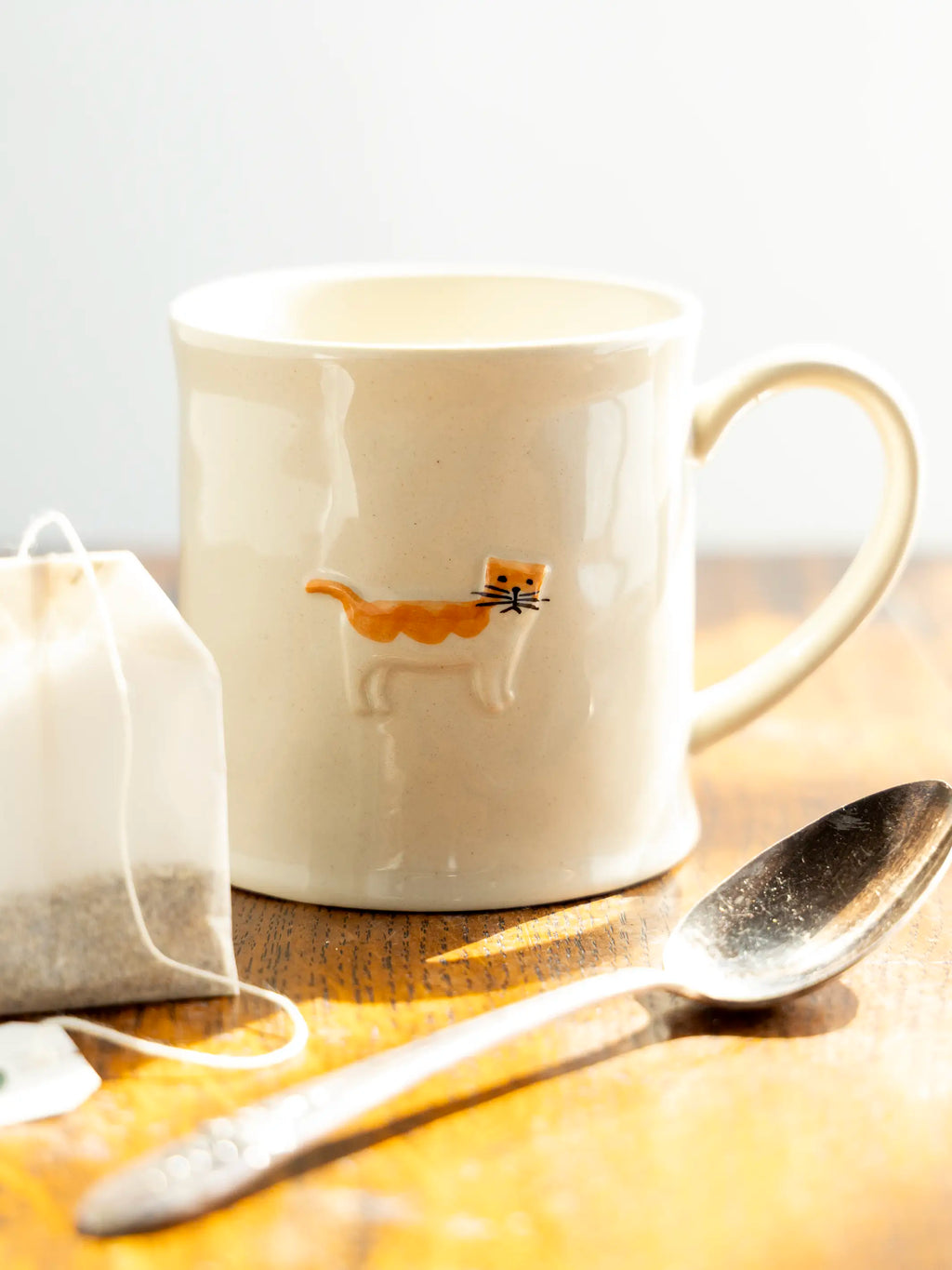 Stoneware Pet Mug - Cat