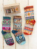 Boxed Boho Sock Set, Set of 3 - Dog