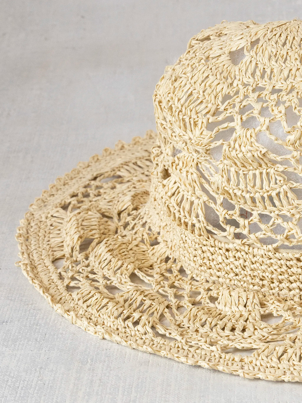 Open Weave Crochet Hat