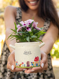 Crock Planter - Thank You Medium