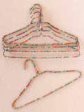 Upcycled Fabric Hangers, Set of 5