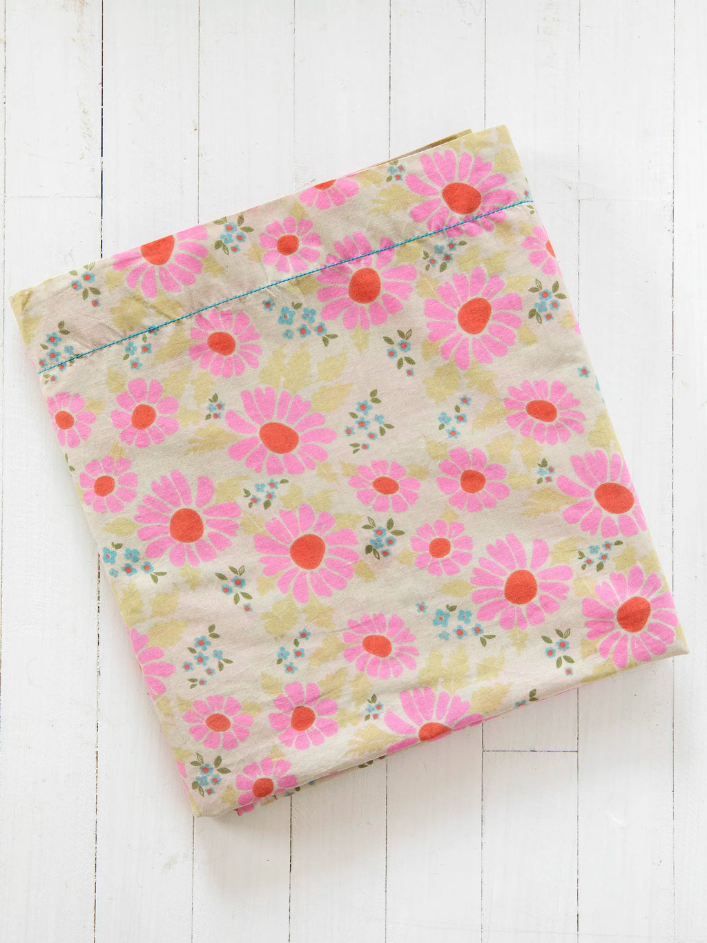 Mix & Match Cotton Flat Sheet - Vintage Zinnia