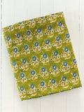 Mix & Match Cotton Flat Sheet - Green Fields