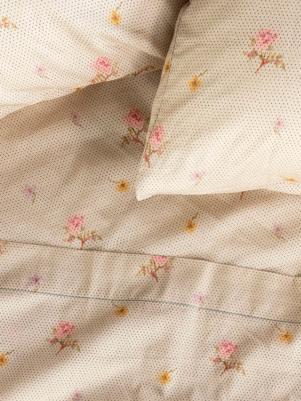 Sooo Soft Cotton Sheet Set - Cream Prairie Dot