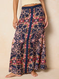 Elaina Maxi Skirt - Mandala Bandana Navy