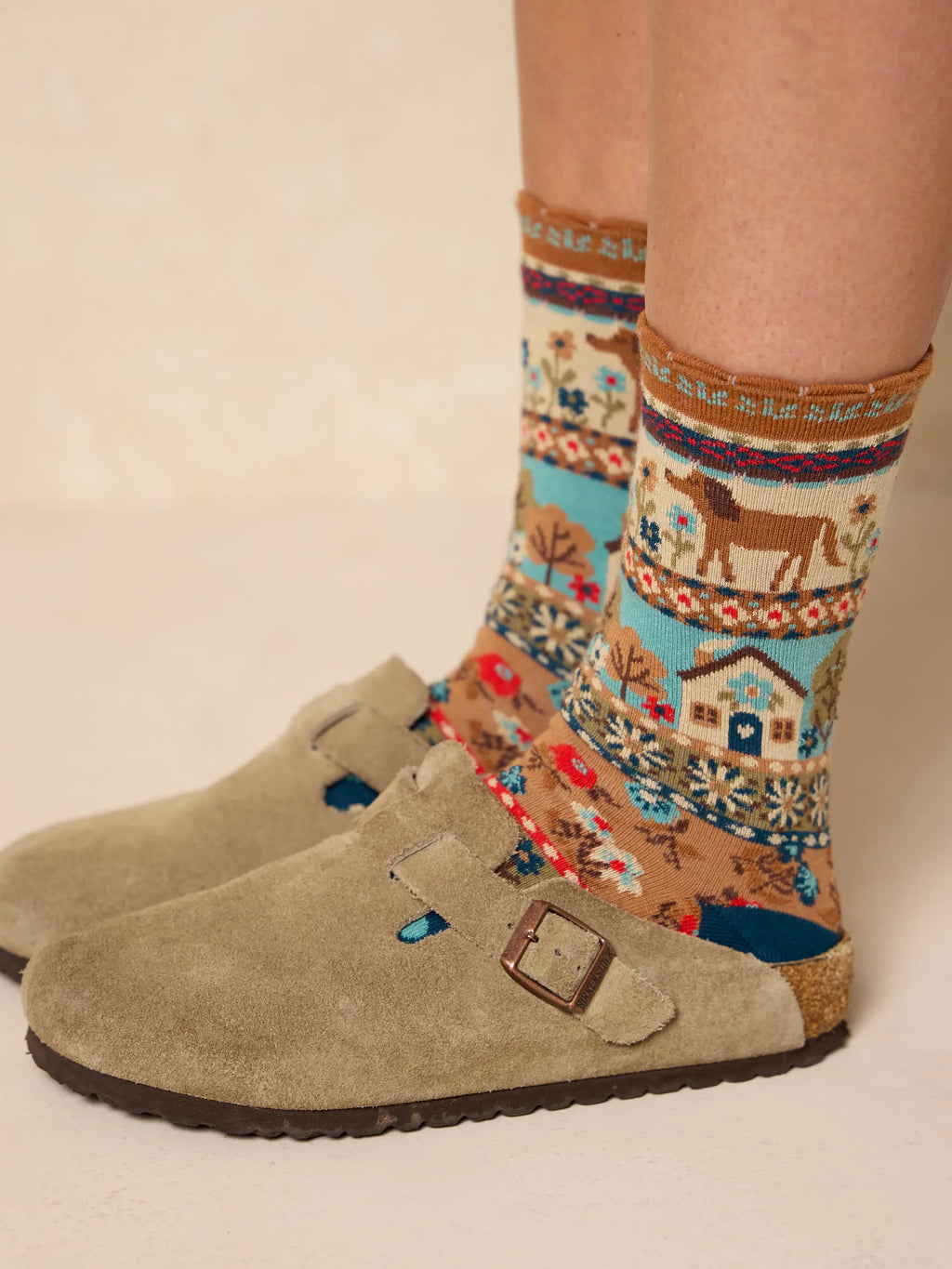 Boxed Boho Sock Set, Set of 3 - Dog