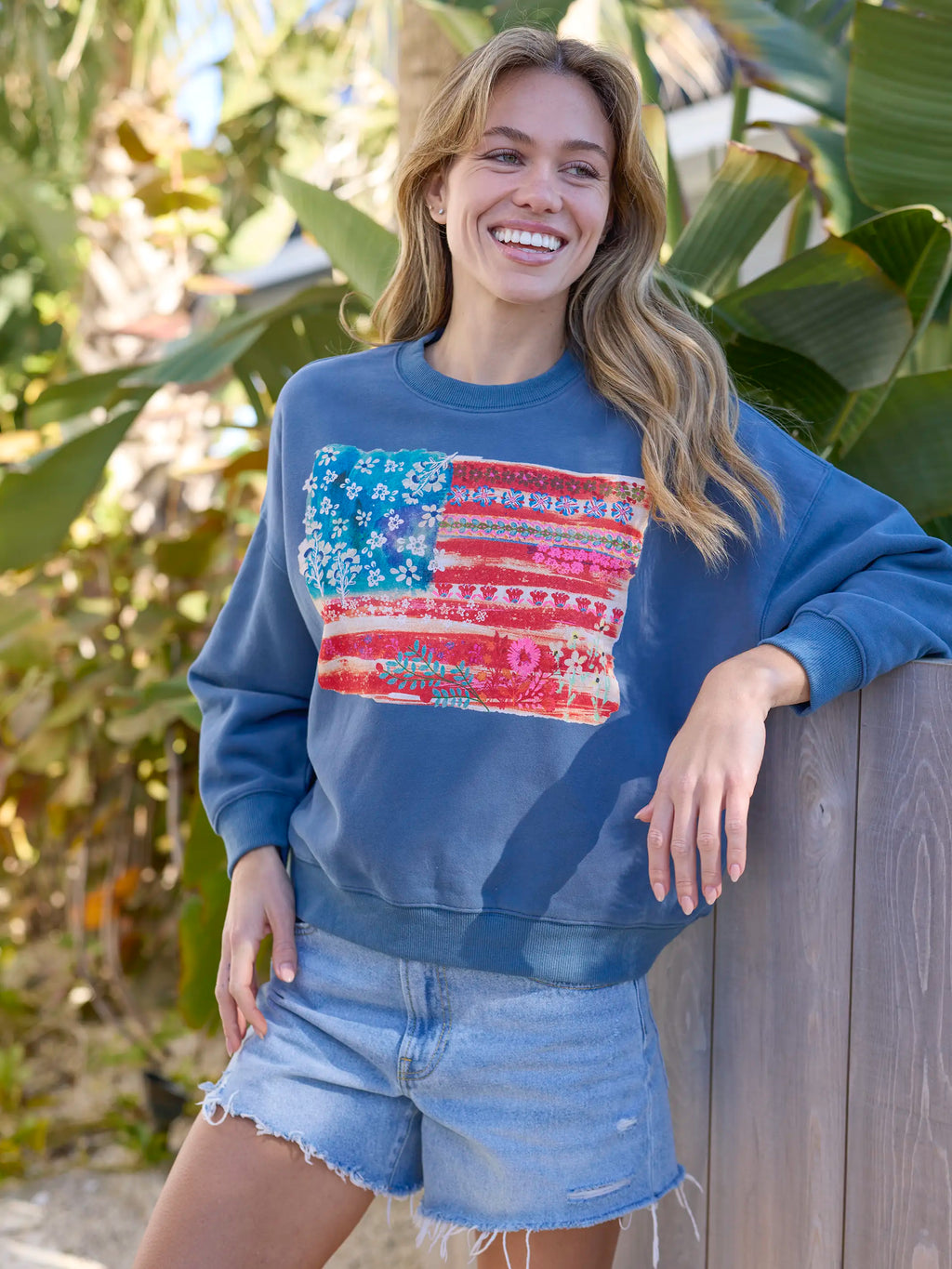 Marlowe Sweatshirt - American Flag