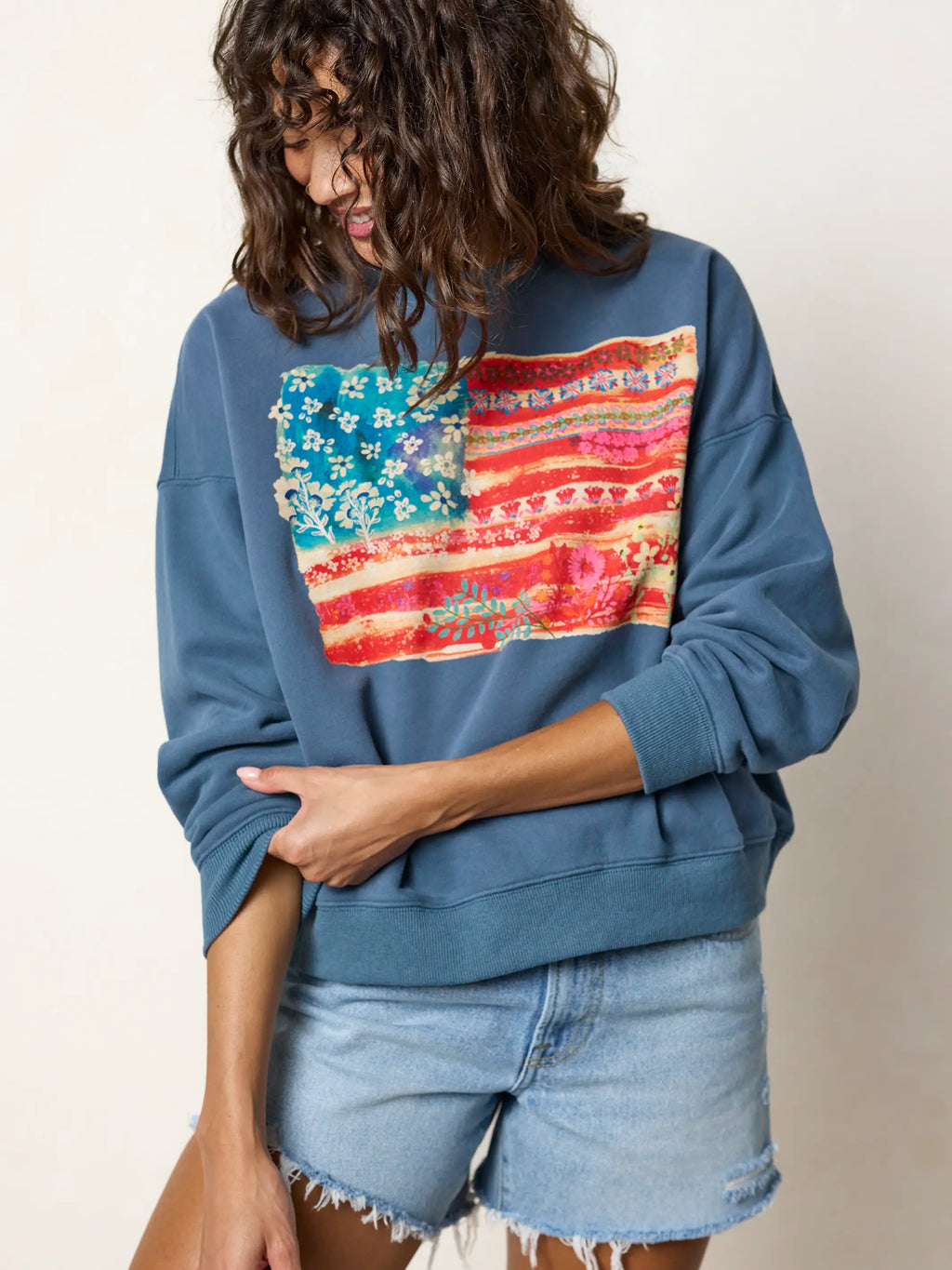 Marlowe Sweatshirt - American Flag