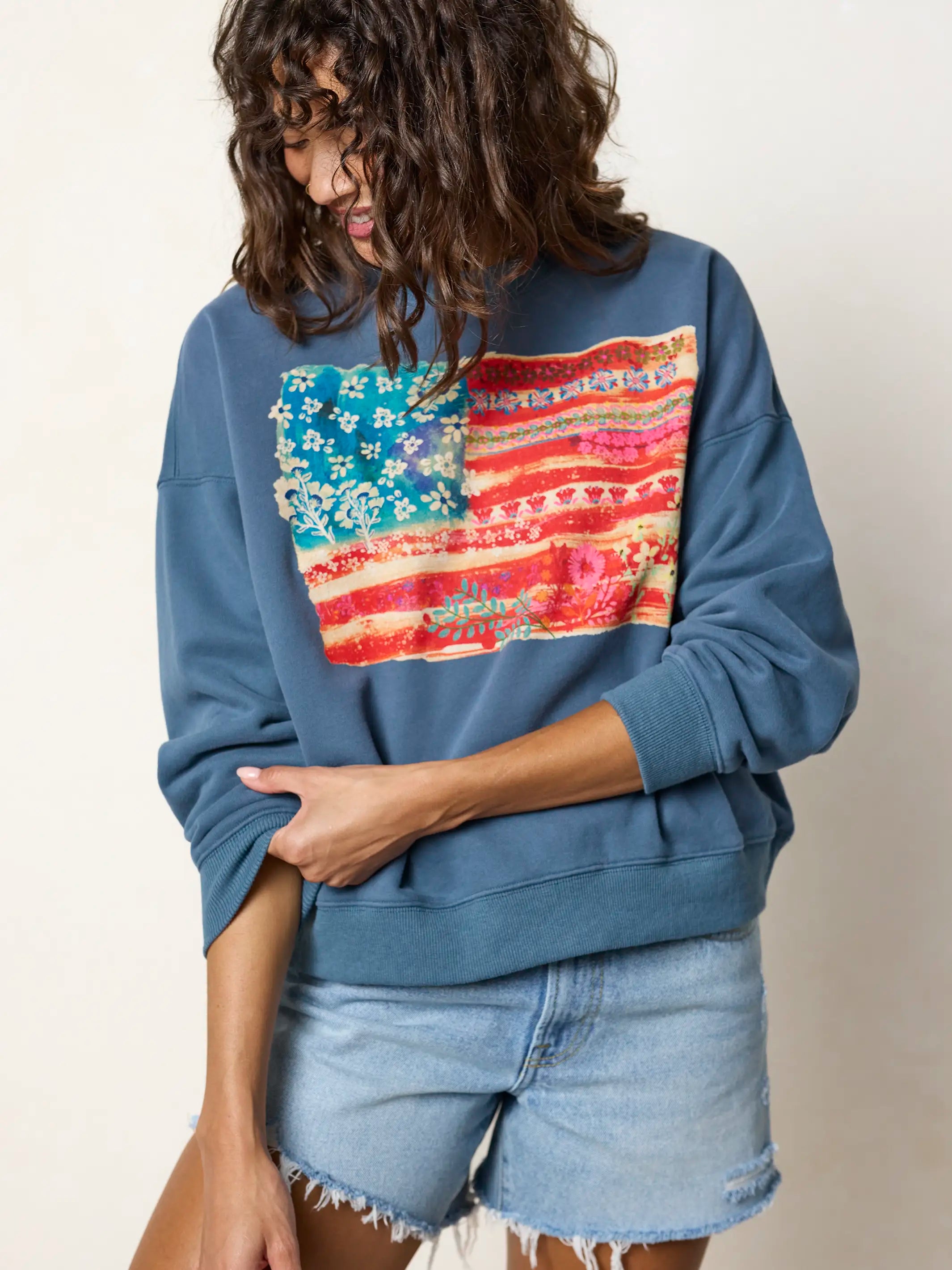 Marlowe Sweatshirt - American Flag