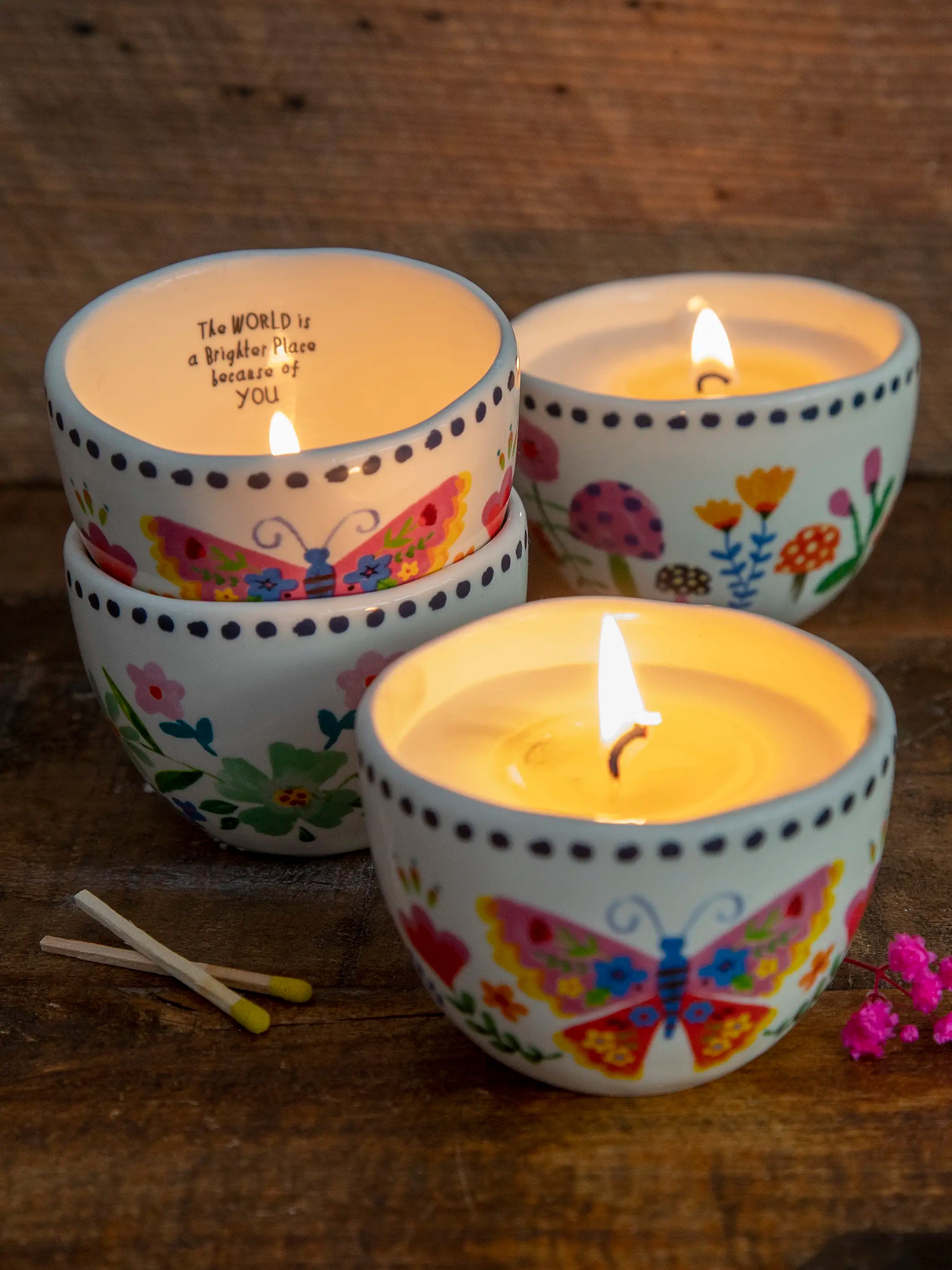 Secret Message Candle - Brighter Place