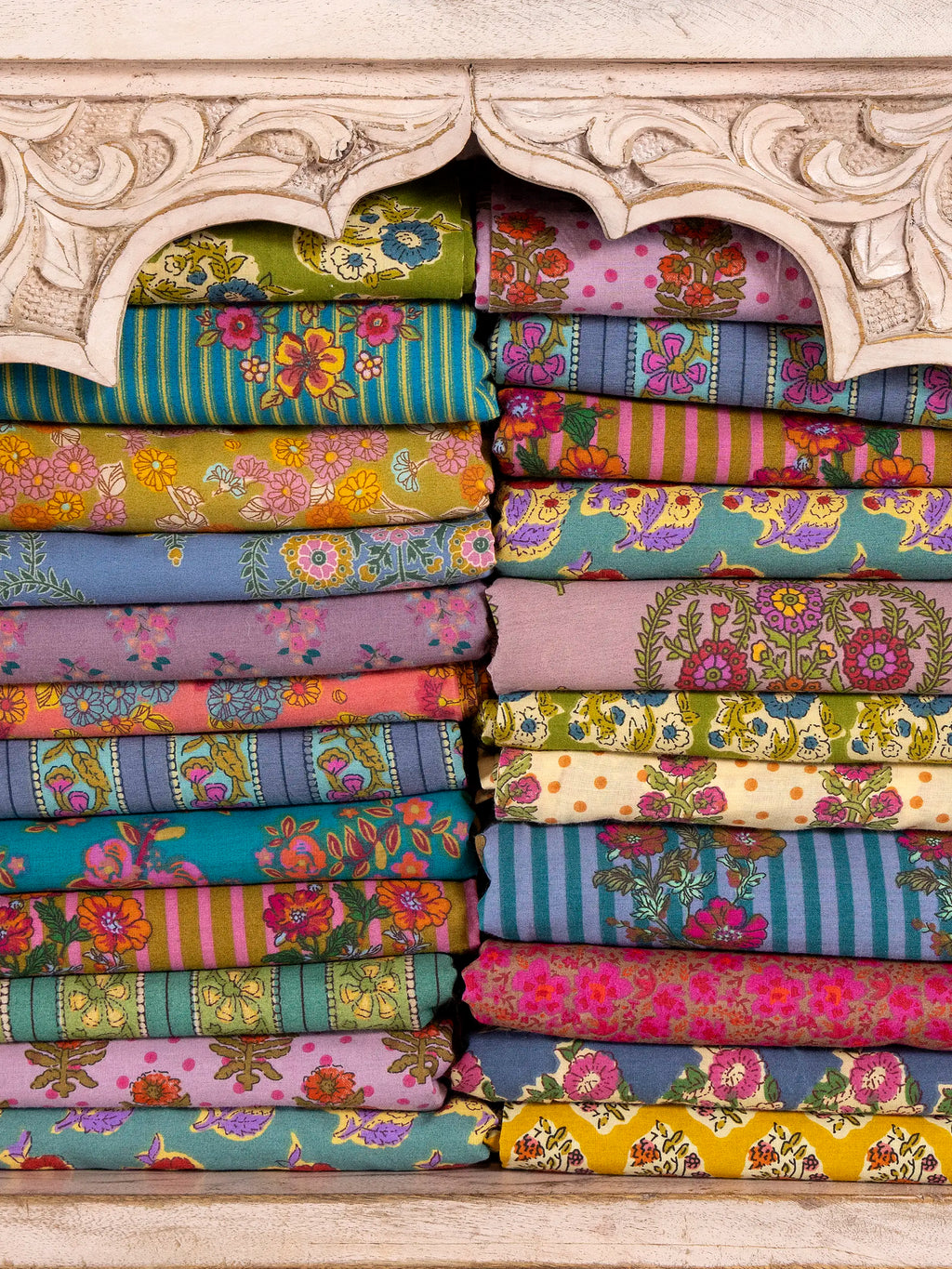 Mix & Match Cotton Flat Sheet - Denim Fields