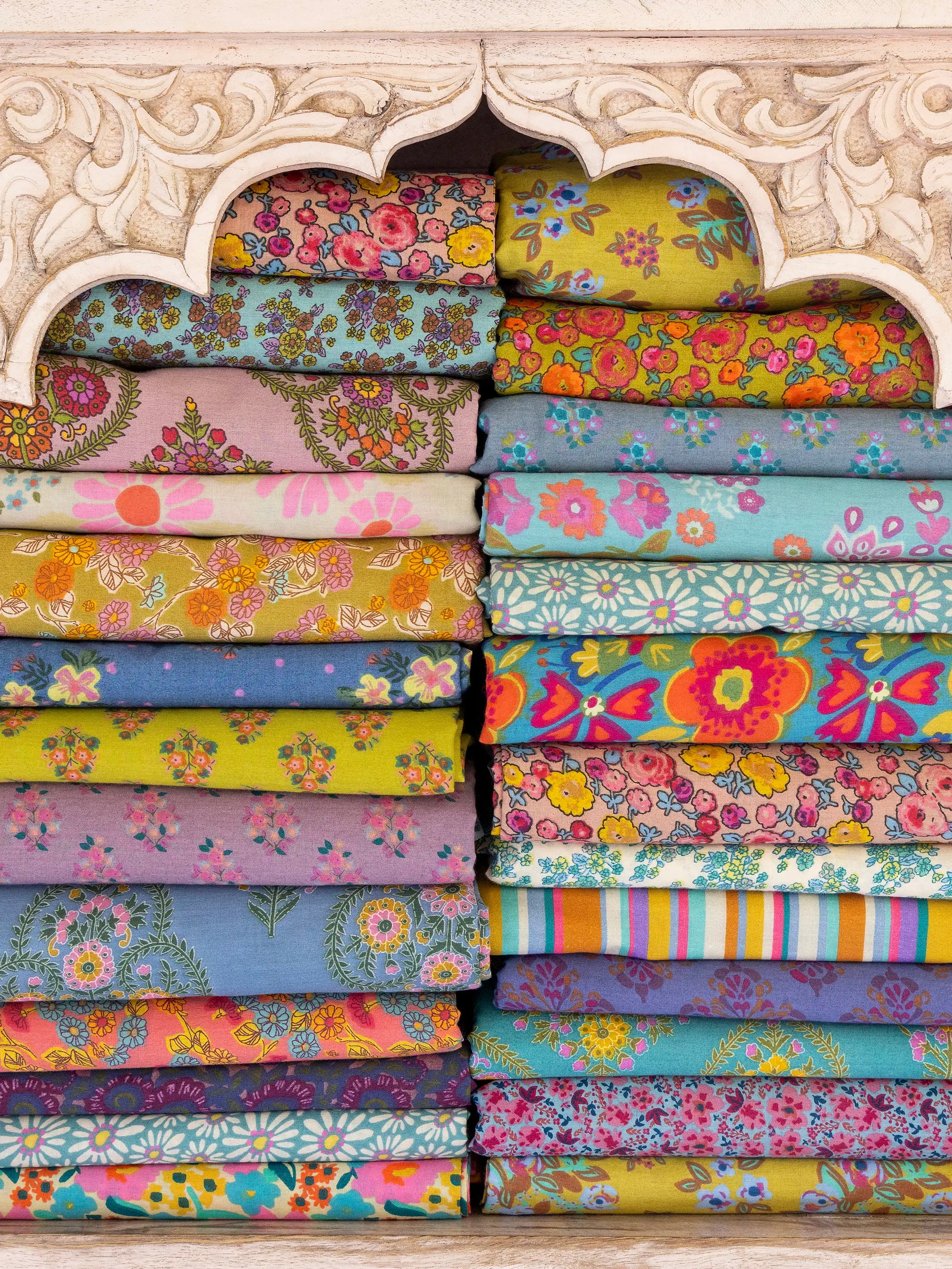 Mix & Match Cotton Flat Sheet - Plum Dahlia