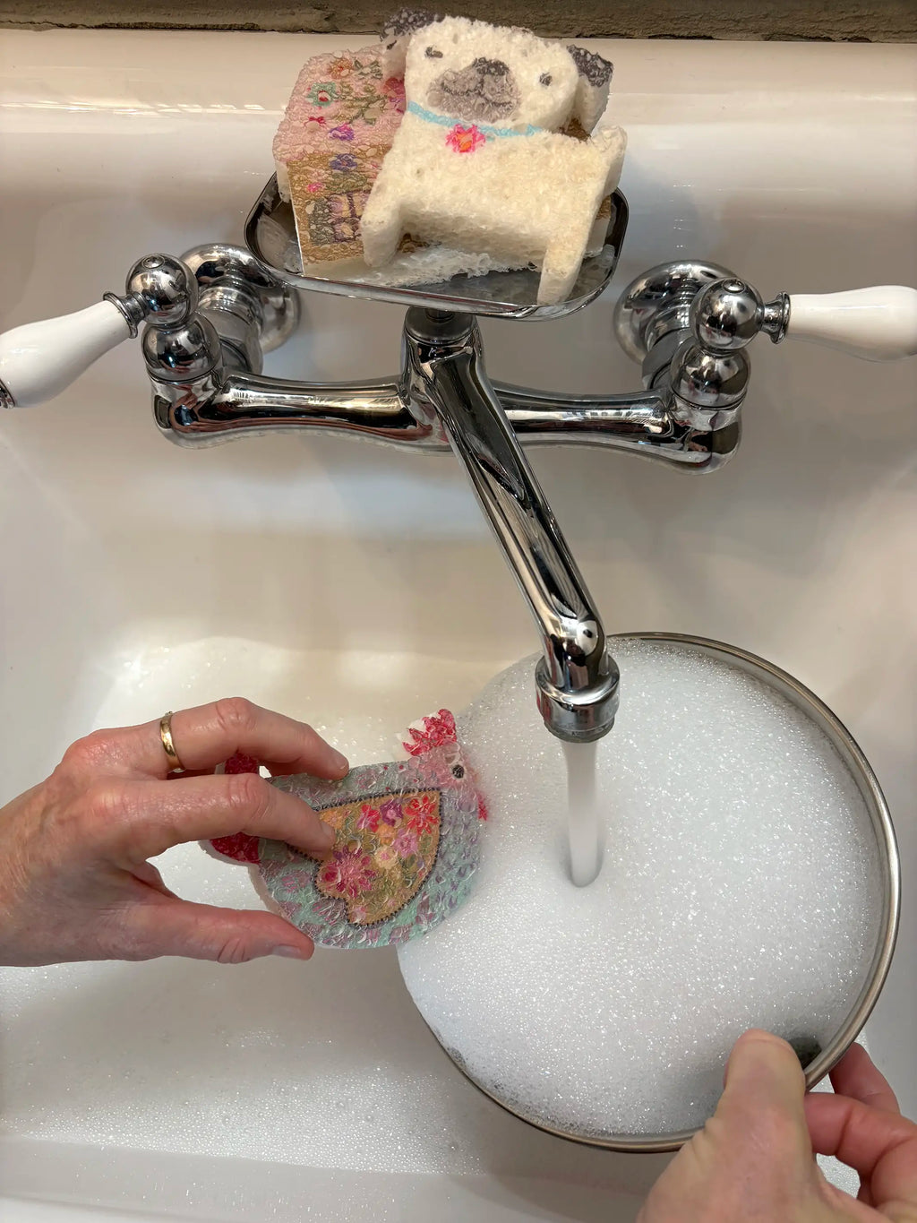 Puff Up Sponges, Set of 5 - Cottage