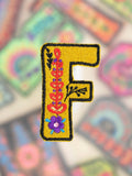 Stick-On Letter Patch - F