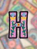Stick-On Letter Patch - H