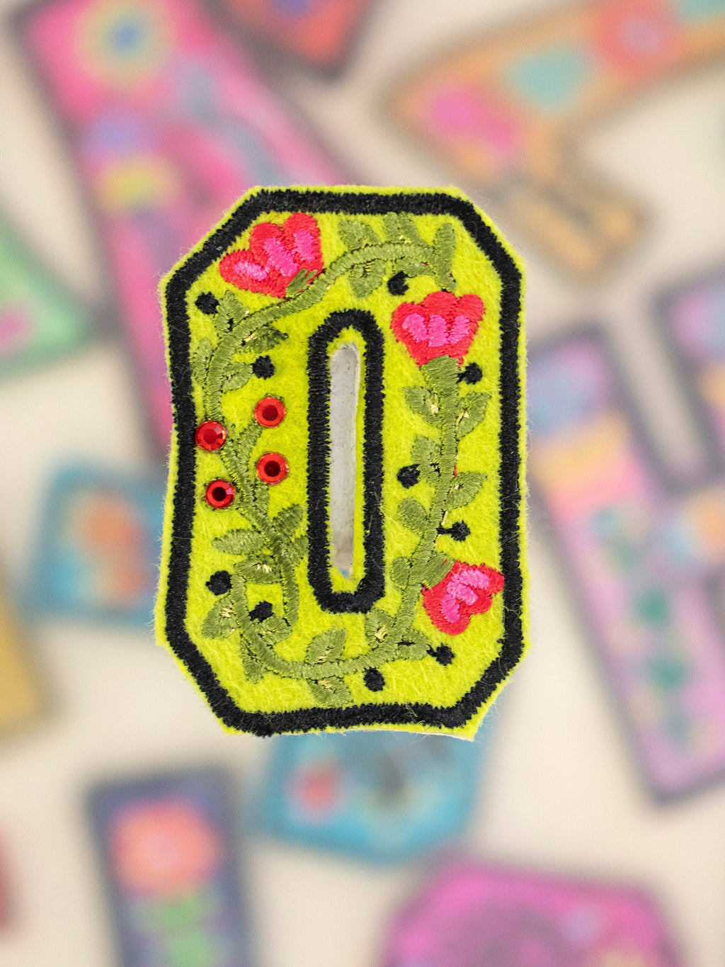Stick-On Letter Patch - O
