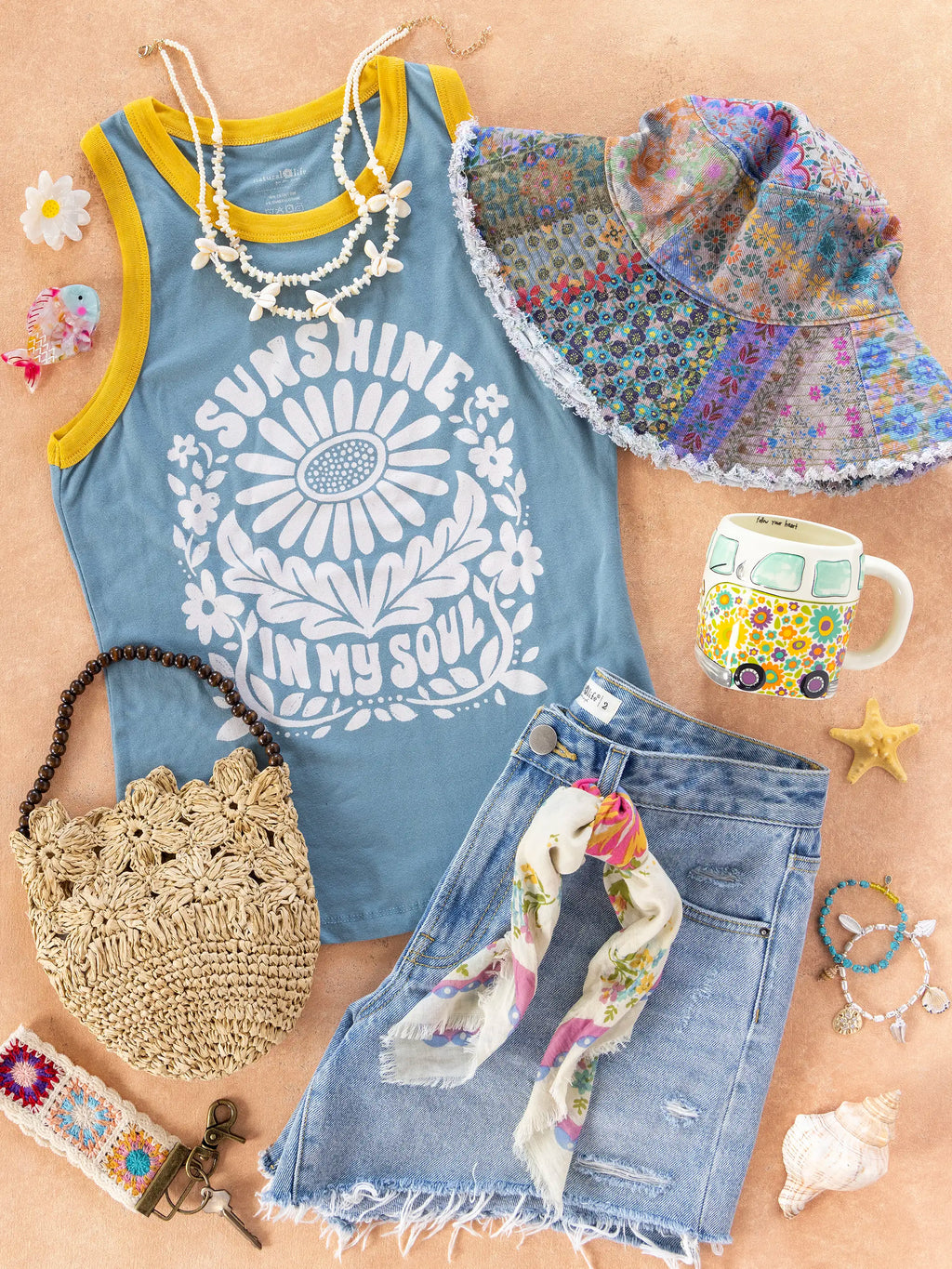 Ringer Tank Top - Sunshine In My Soul