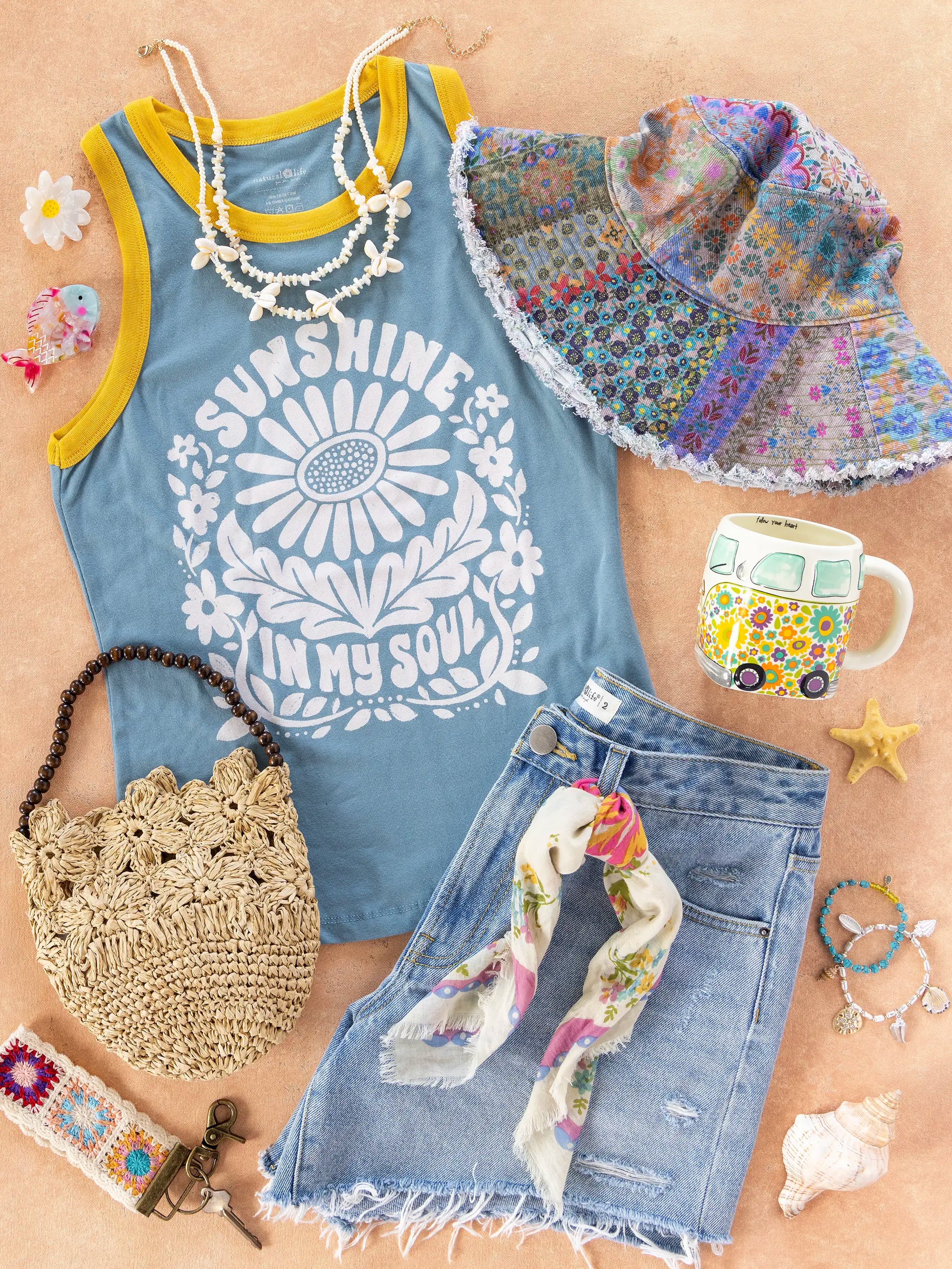 Ringer Tank Top - Sunshine In My Soul