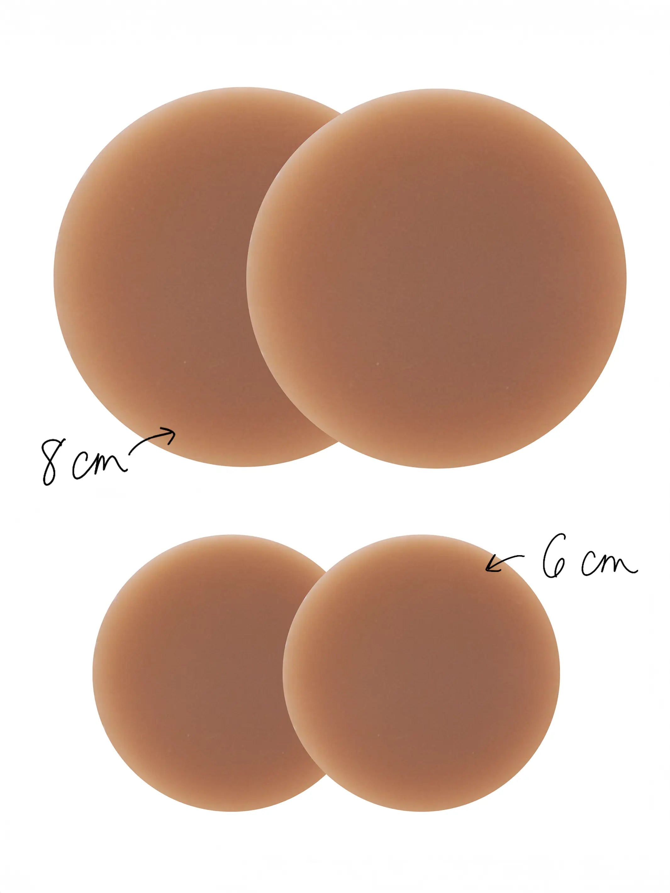 Boob-eez® x Natural Life Deluxe Duo Nipple Cover - Dark