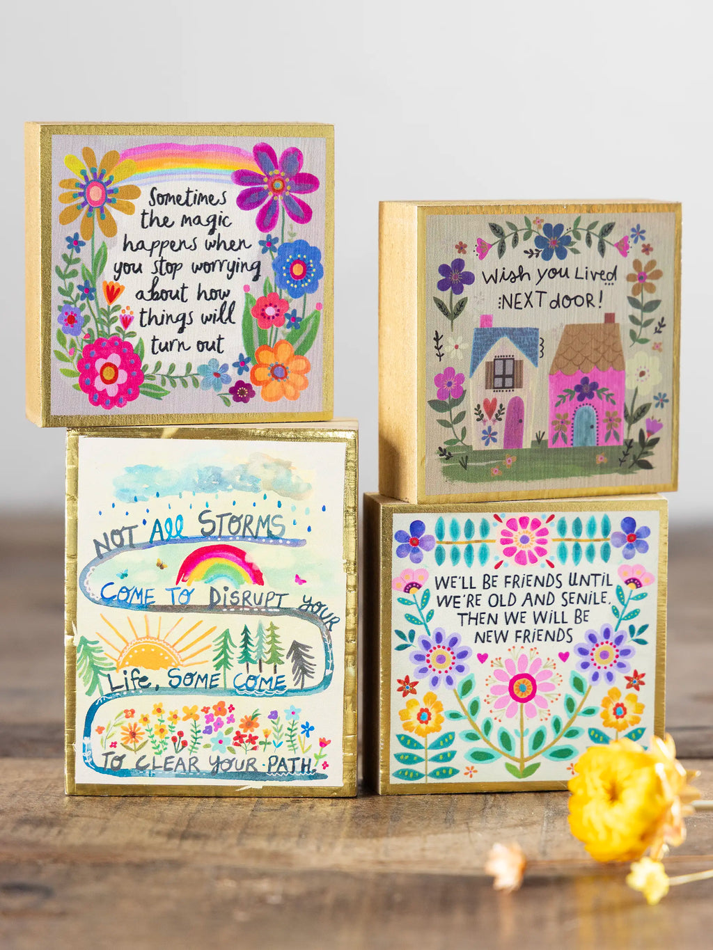Tiny Block Keepsake - Wish You Lived Next Door