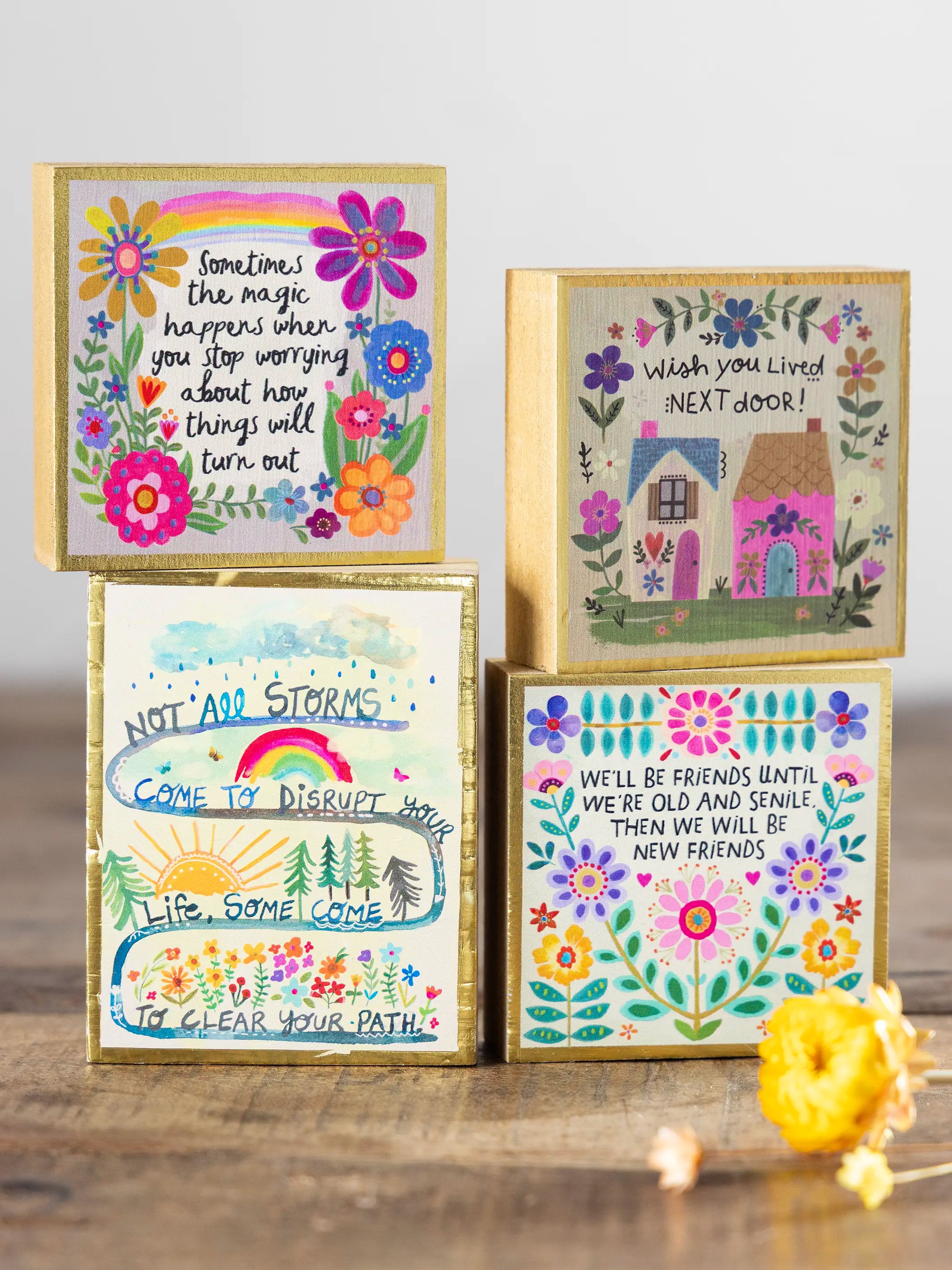 Tiny Block Keepsake - Wish You Lived Next Door